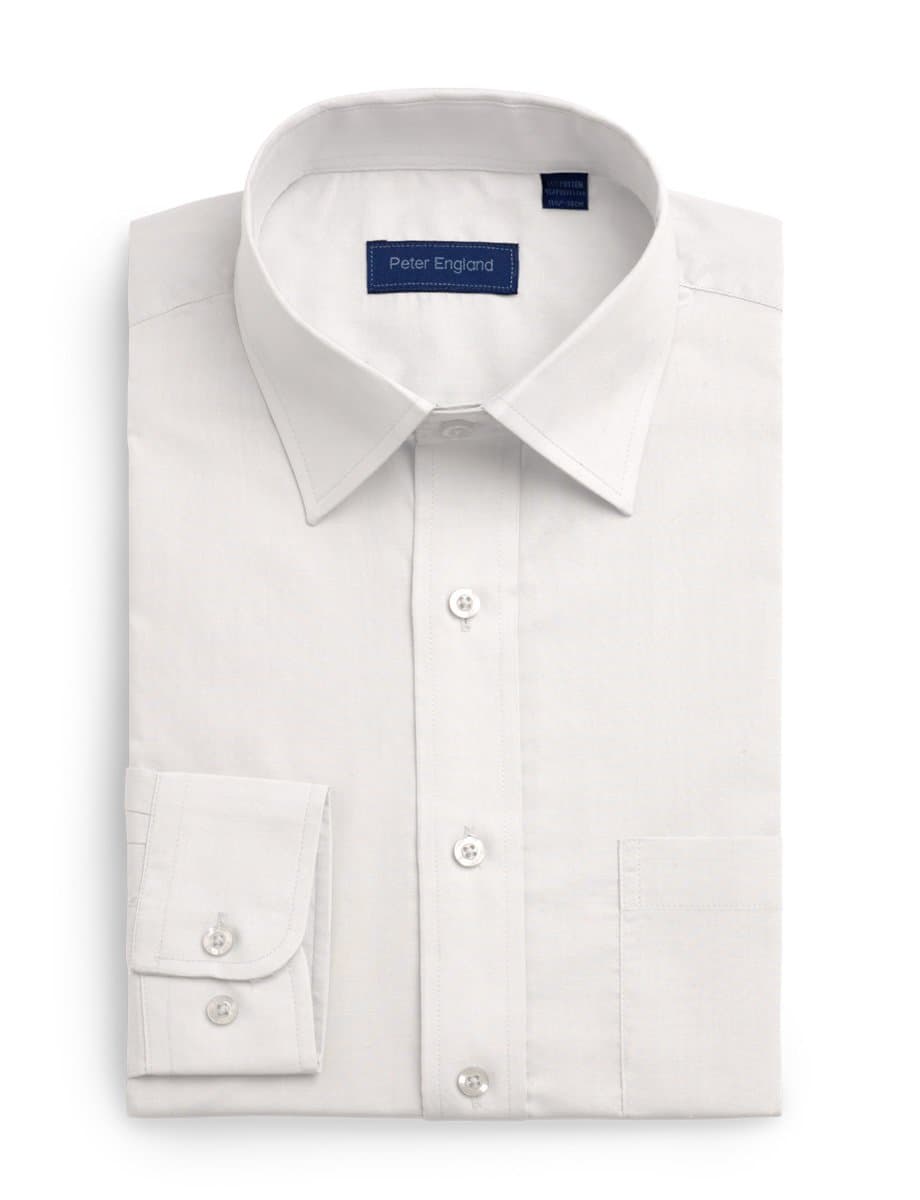 Peter England Mens Plain Shirt