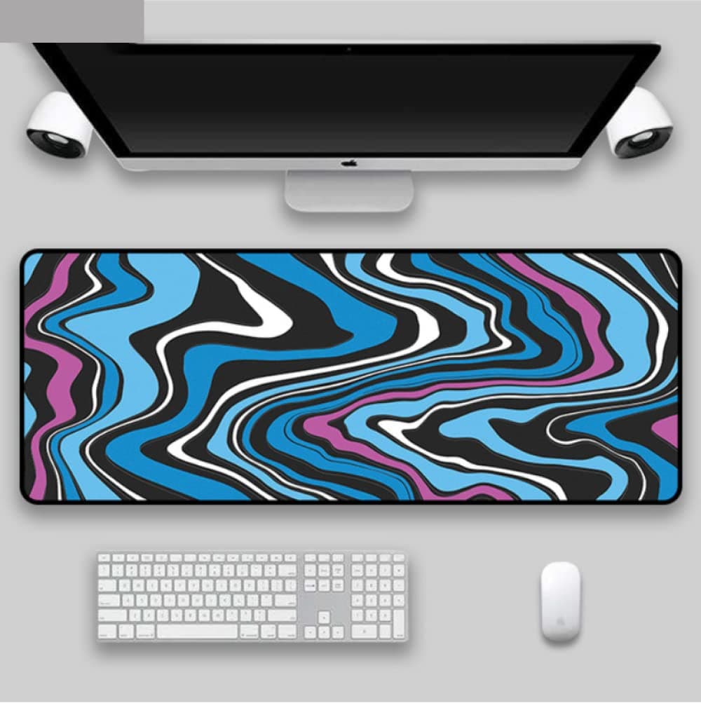 Gaming Mousepad Art ​Strata Liquid Mouse Pad Compute Mouse Mat Gamer Desk Mat Keyboard Mouse mat 800 × 300 × 3mm