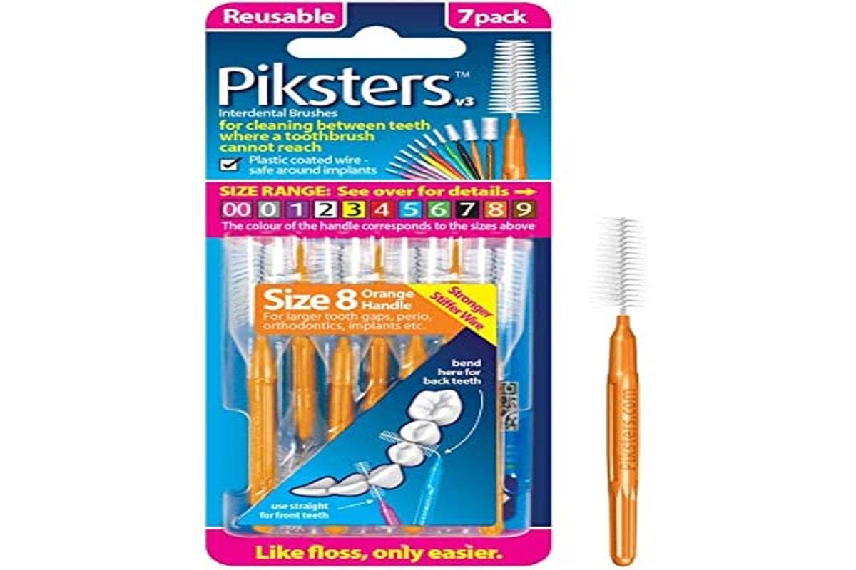 Piksters SIZE 8 ORANGE HANDLE by Piksters