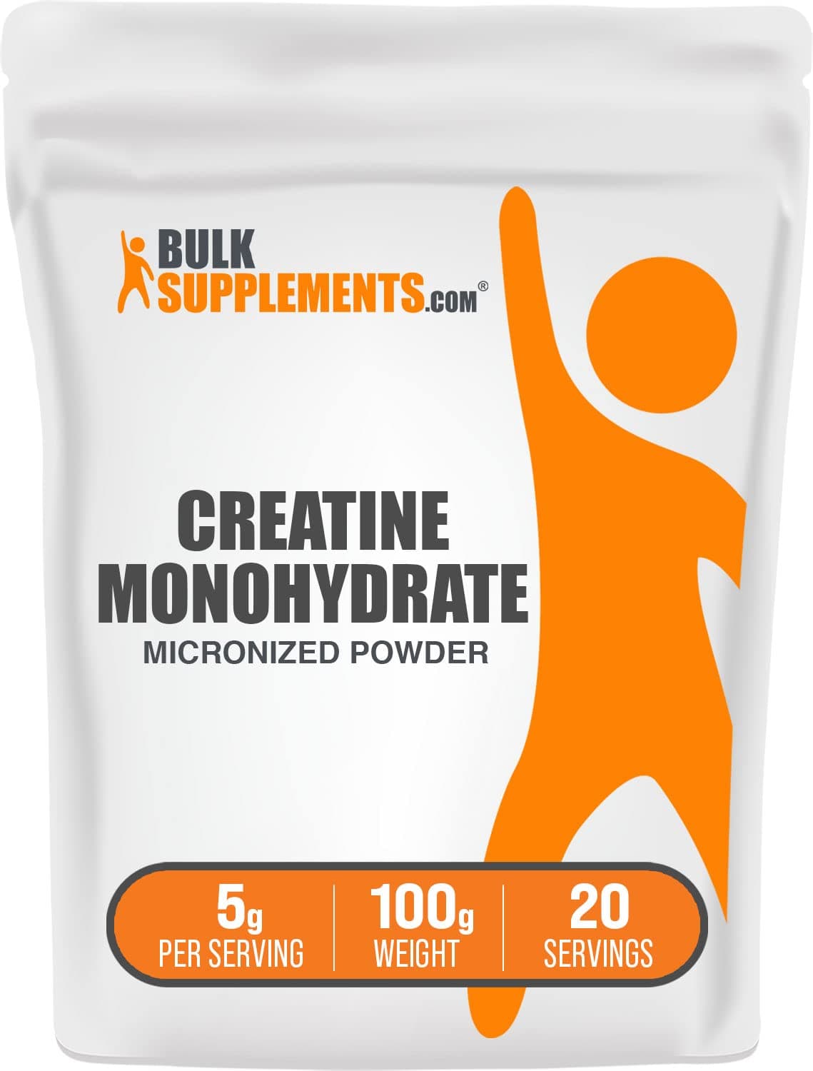 COM Creatine Monohydrate Powder - Micronized Creatine Monohydrate, Creatine Pre Workout, Creatine Powder - 5g (5000mg) per Serving, Unflavored & Gluten Free, 100g (3.5 oz)