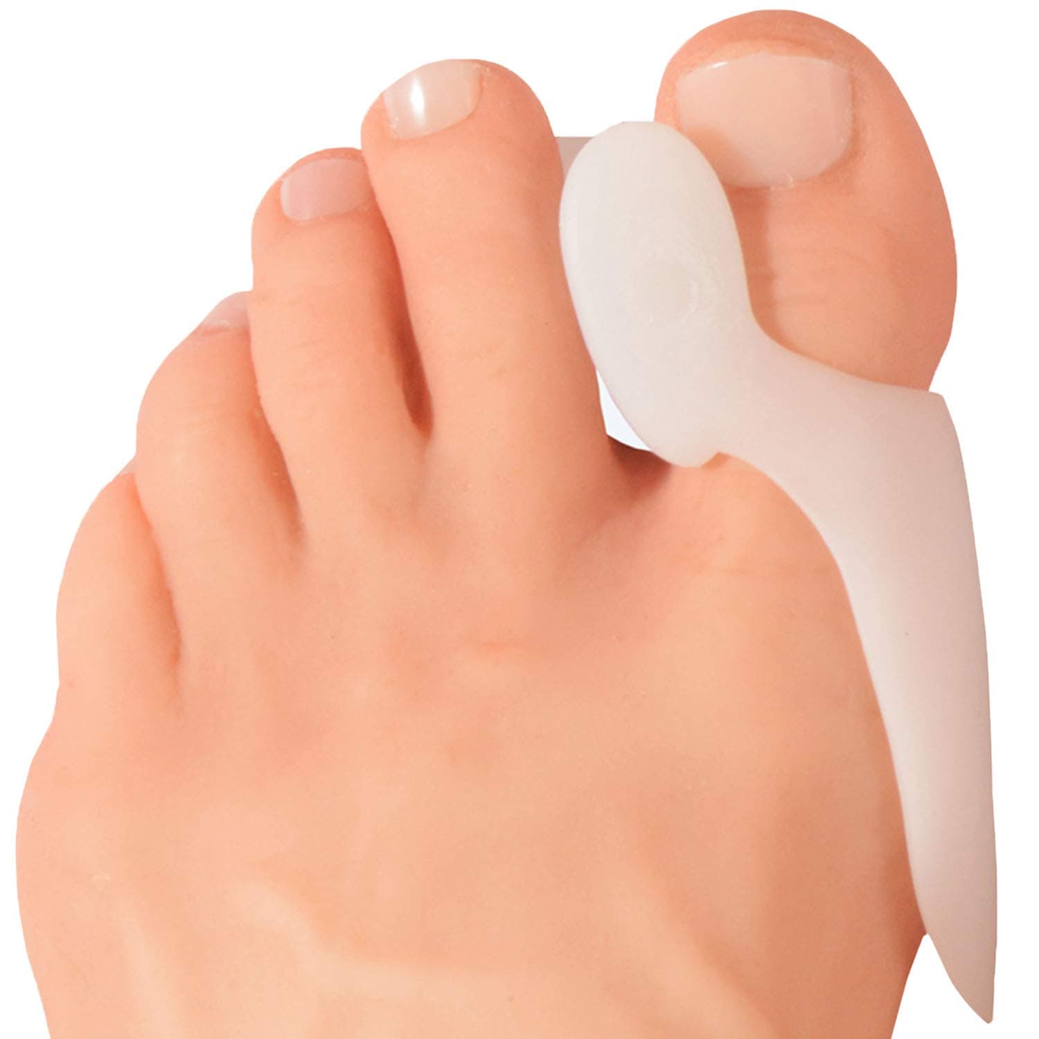 Dr. Frederick's Original Bunion Pads & Toe Separators - 4 ct - Temporary Bunion Corrector - Soft Gel Cushion for Shoes - Fast Pain Relief for Women & Men