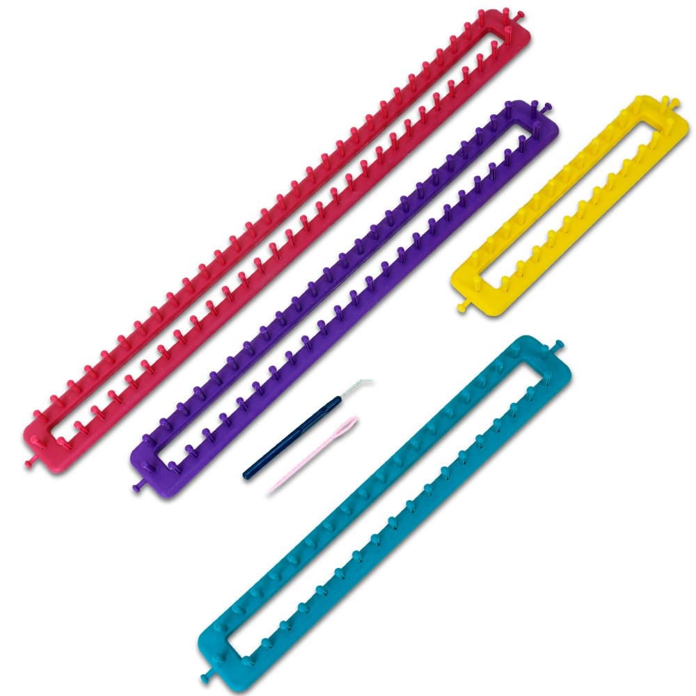 Knitting Frame Knitting Rings Set of 6 Rectangular Knitting AID Liesel, 6-tlg Strickrahmen-Set