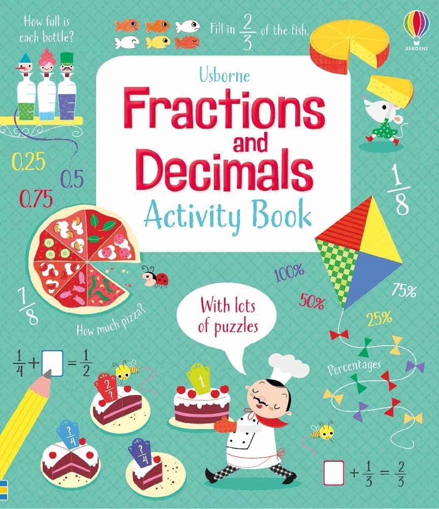 Fractions and Decimals Activity Book (Maths Activity Books): 1 Paperback – 29 April 2021
