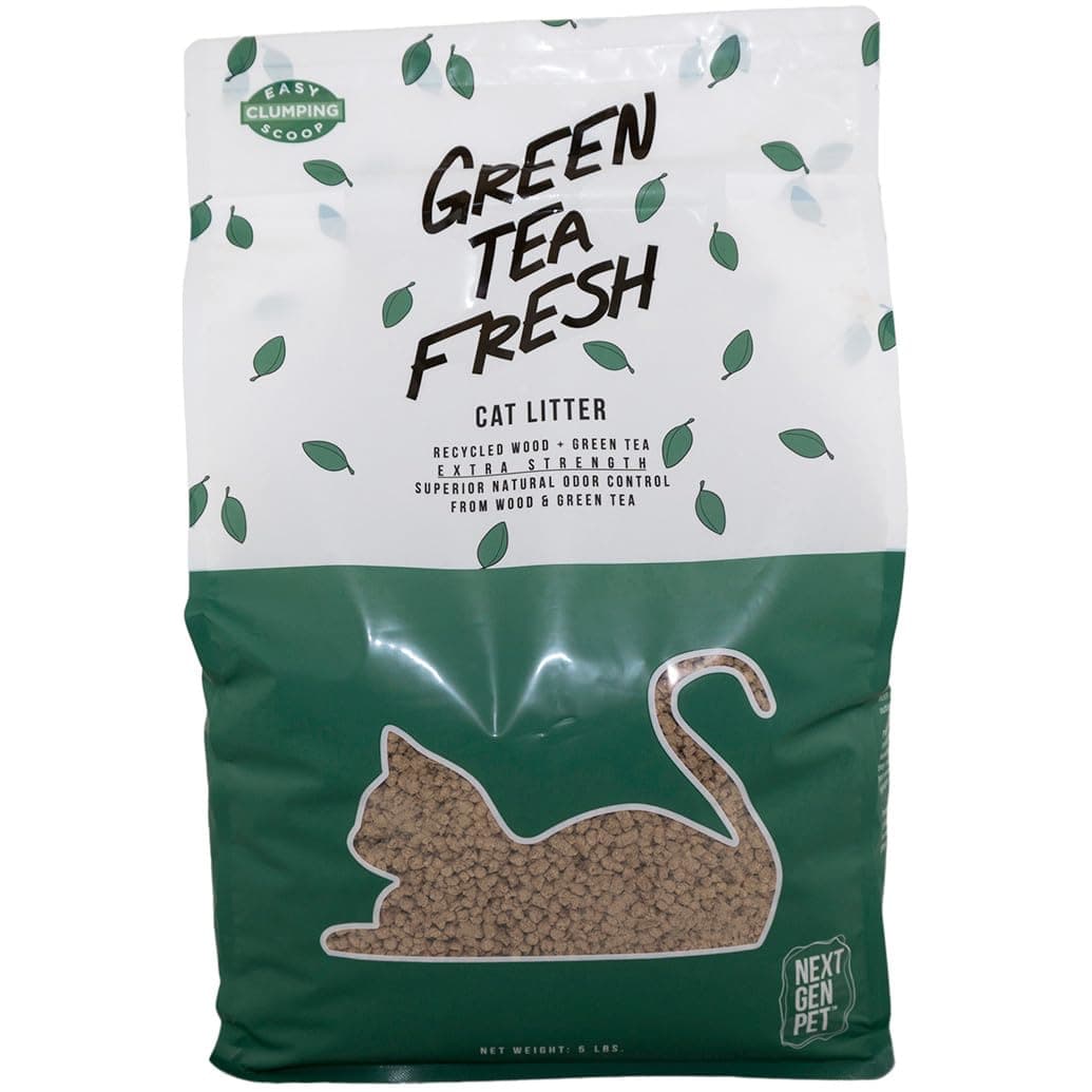 Green Tea Fresh Cat Litter 5 Pound Bag