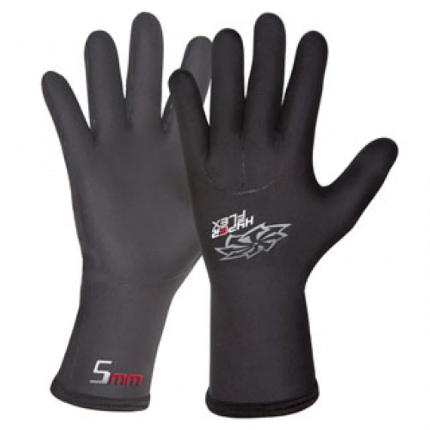 HyperflexWetsuits Men's 5mm Mesh Skin Glove, Black, Large -