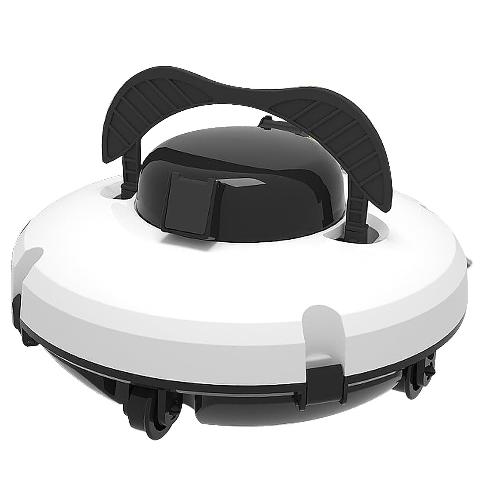 Pool Robot Cleaner, Automatic Pool Vacuum Cleaner, Wireless Pool Robot, 5200 mAh Battery, Pulizia Doppio Motore, Fine Filtration Mesh for Underwater Scenarios, Swimming Pools