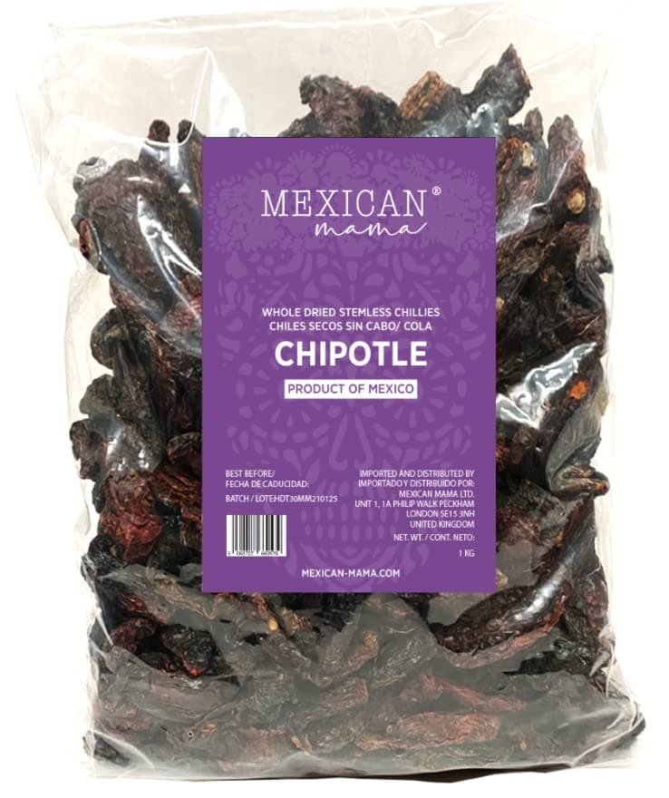 Chipotle Whole Dried Chillies 1kg