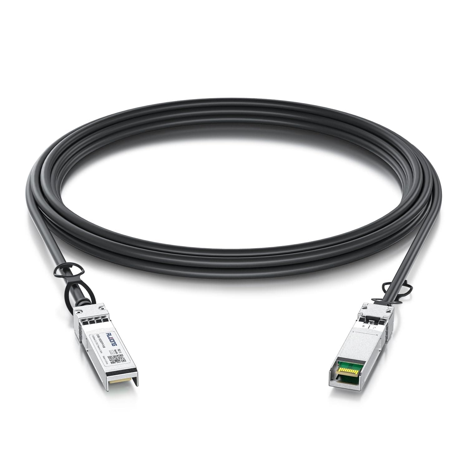 0.5m/1.64ft 10G Direct Attach Copper Cable,SFP+ Passive Twinax DAC Cable for Cisco SFP-H10GB-CU50CM, Ubiquiti, Arista, D-Link, Huawei, Intel, Meraki, Mikrotik, Netgear etc.