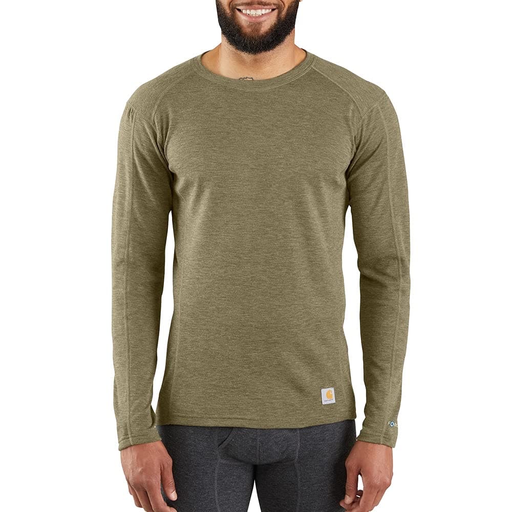 Carhartt Men's Base Force Heavyweight Polyester-wool Crew Layer Top