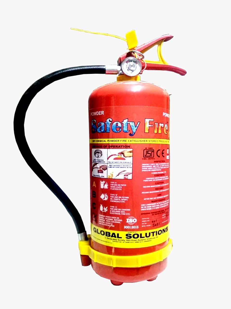 Safety Fire ABC Type 4 Kg Fire Extinguisher