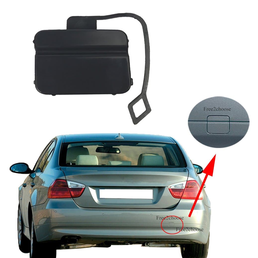 Rear Bumper Tow Hook Cover Cap For 3-Series E90 SALOON 2005 2006 2007 2008(Primer)