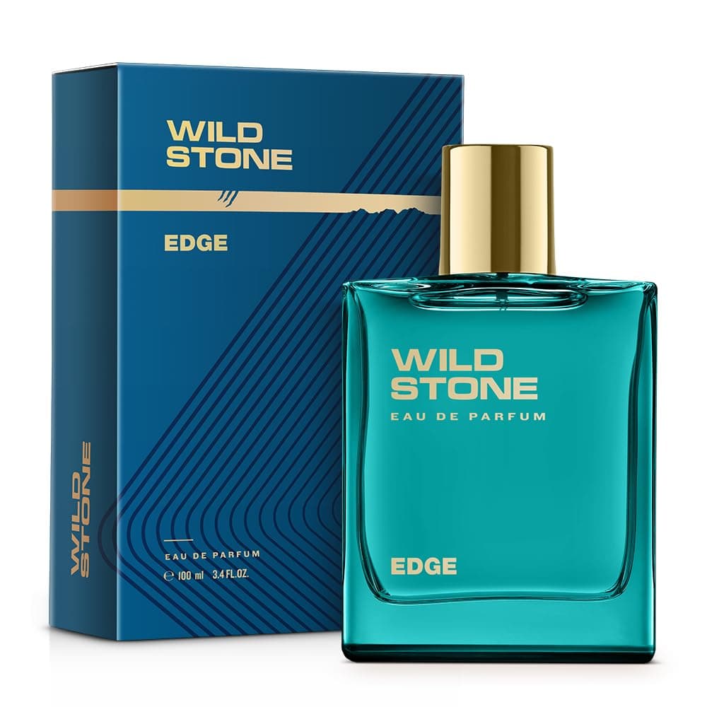 Wild Stone Edge Eau De Parfum | 3.38oz,100 ml | Luxury EDP Perfume for Men | Intense Long Lasting Premium Fragrance | Cologne and Fragrance For Men | 100% Liquid Scent