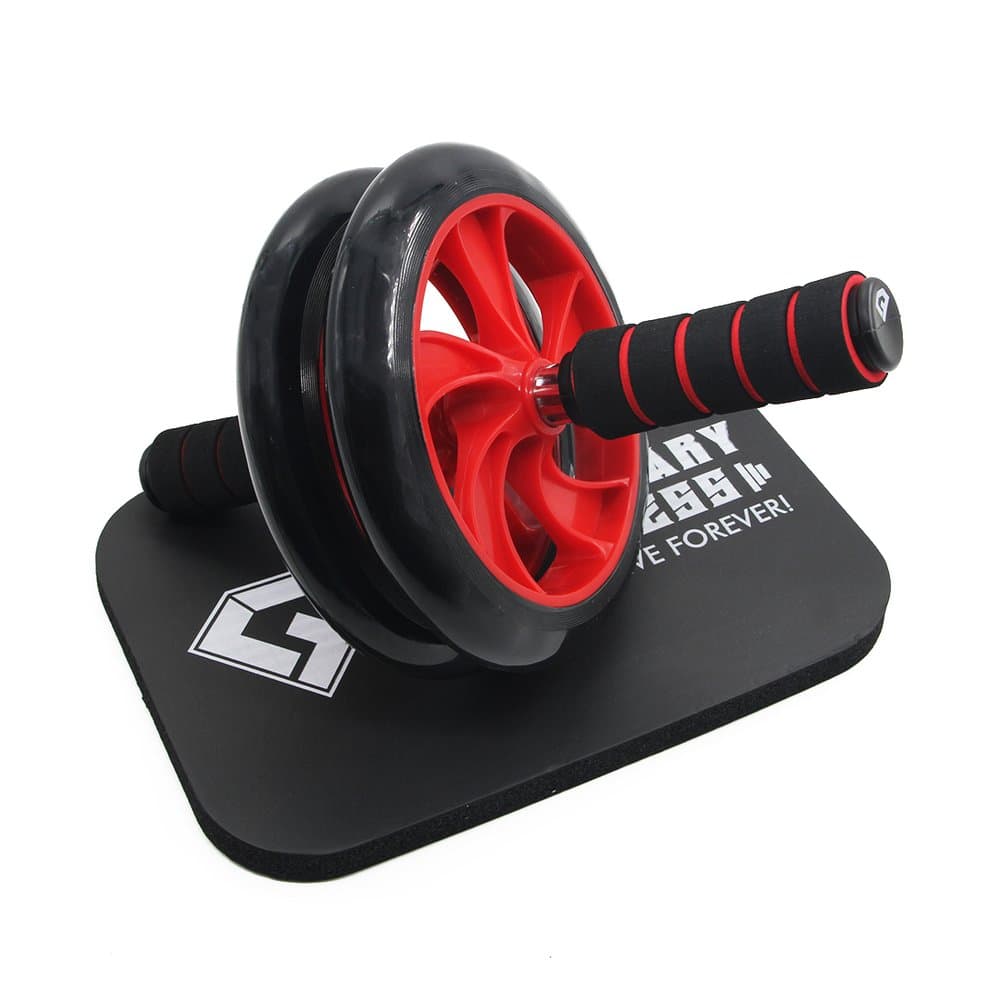 Ab Wheel & Knee Mat With Core Comfort Technology - Take Your Workout Anywhere - Lose Love Handles - Shred Into Your Chiseled Abs Fast - Your Best Abs Roller Machine