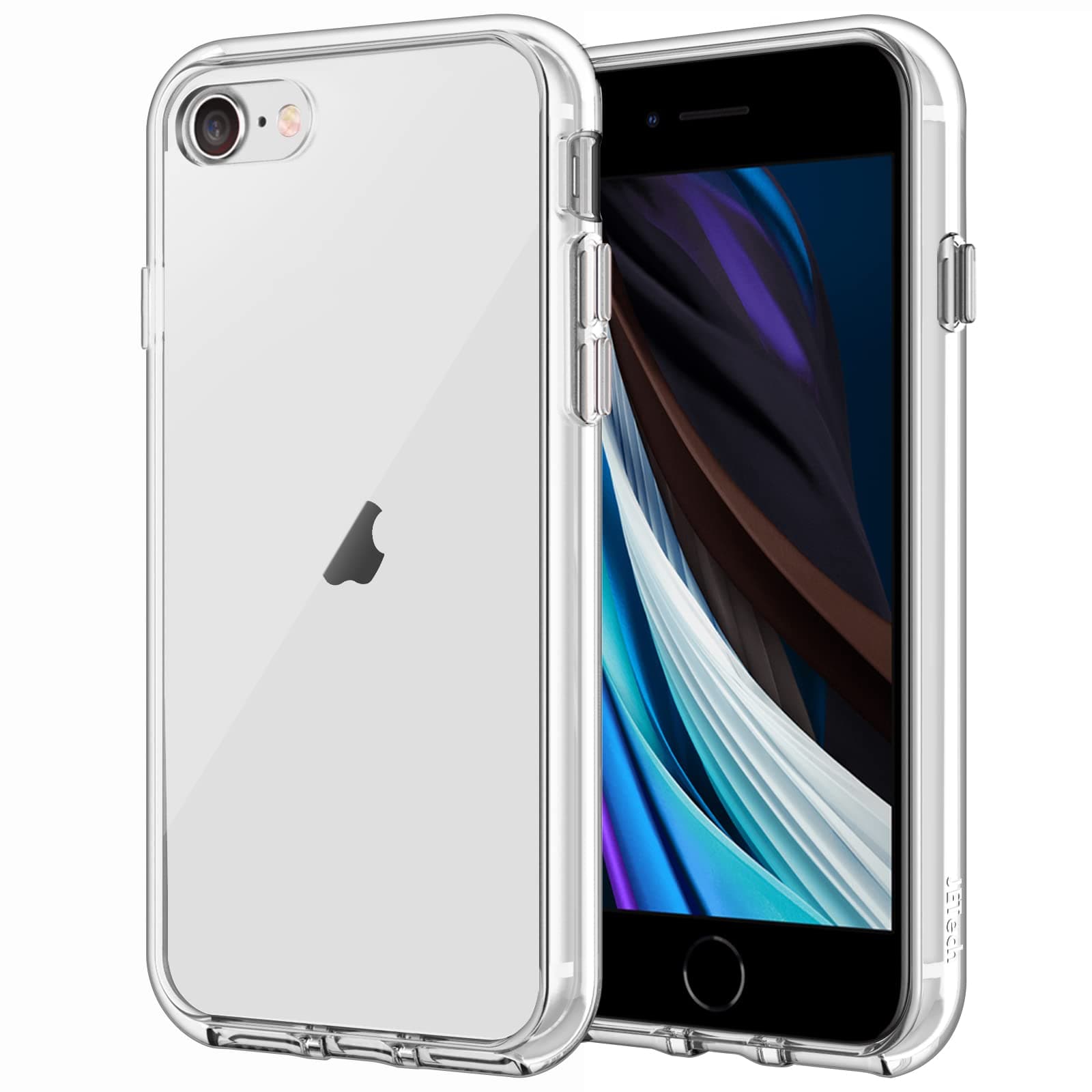 - JETech Case for iPhone SE 3/2 (2022/2020 Edition), iPhone 8 and iPhone 7, 4.7-Inch, Non-Yellowing Shockproof Phone Bumper Cover, Anti-Scratch Clear Back (Clear)