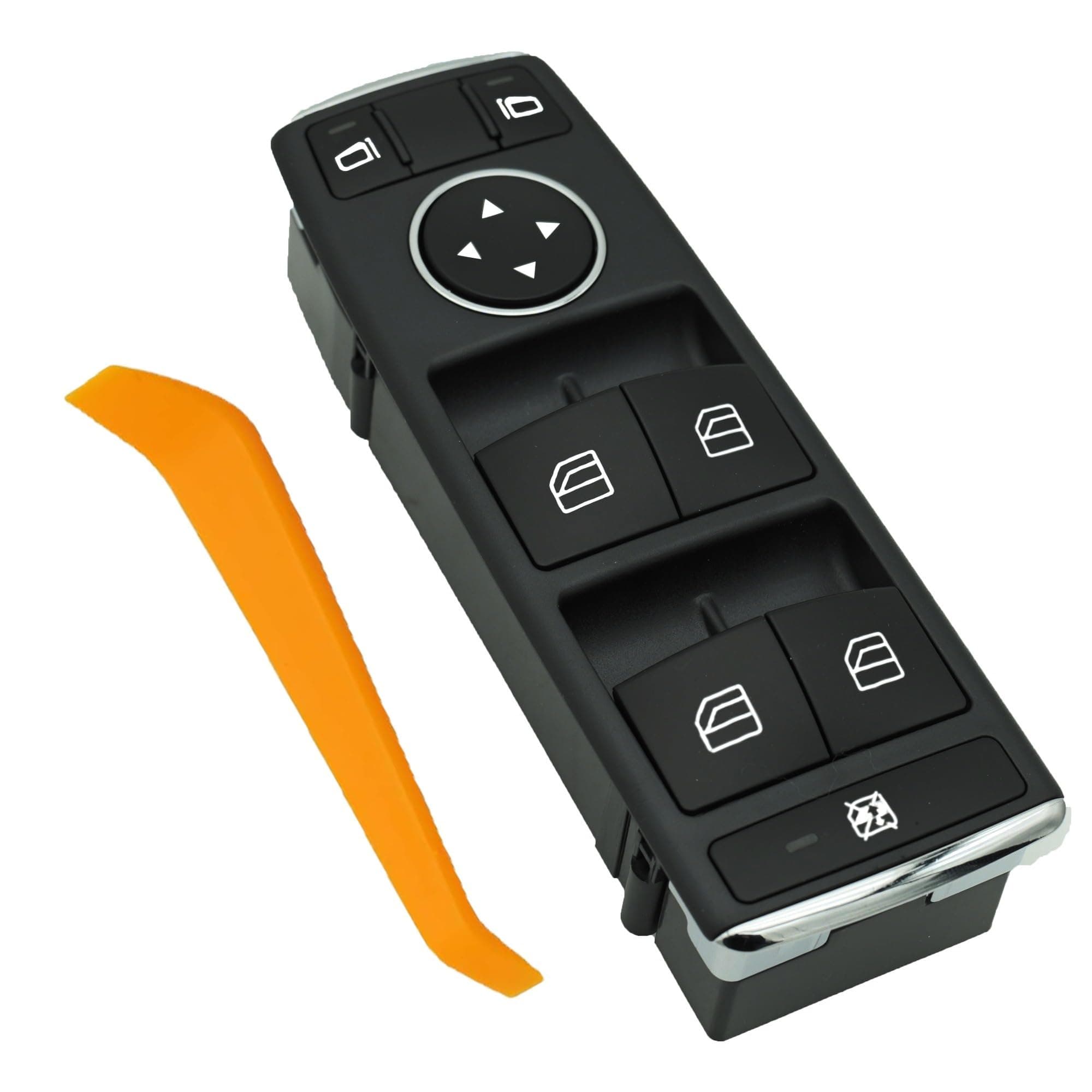 NOVAPARTS Master Power Window Switch Front Driver Side for 2006-2017 Mercedes Benz W204 W212 C250 C300 C350 E350 E550 GLK250 GLK350 2049055302 20490553029107