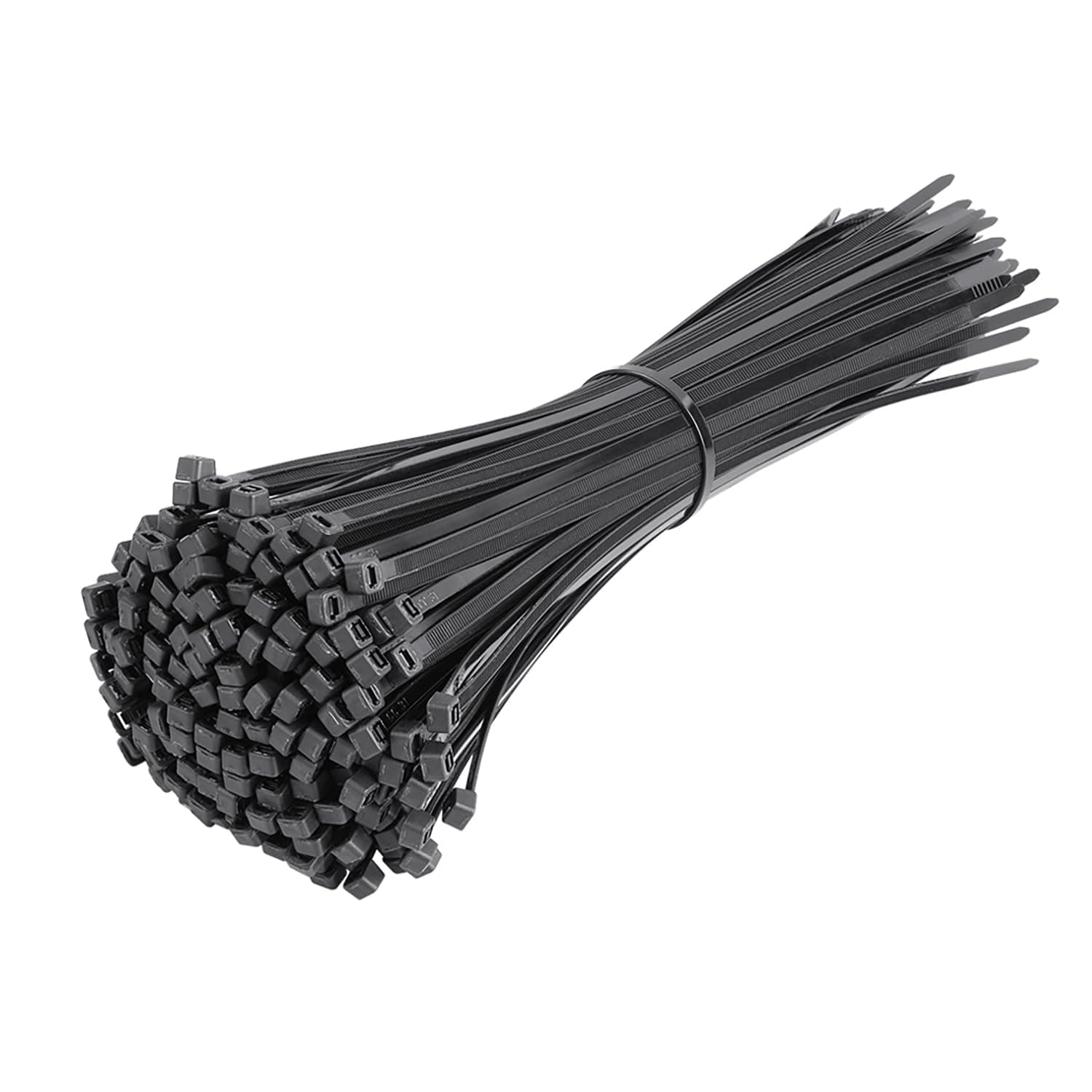 Cable Ties - 500 Pack 200mm x 3.6mm Black Beeway 8 inch Premium Ties Wraps, Strong Nylon Zip Ties