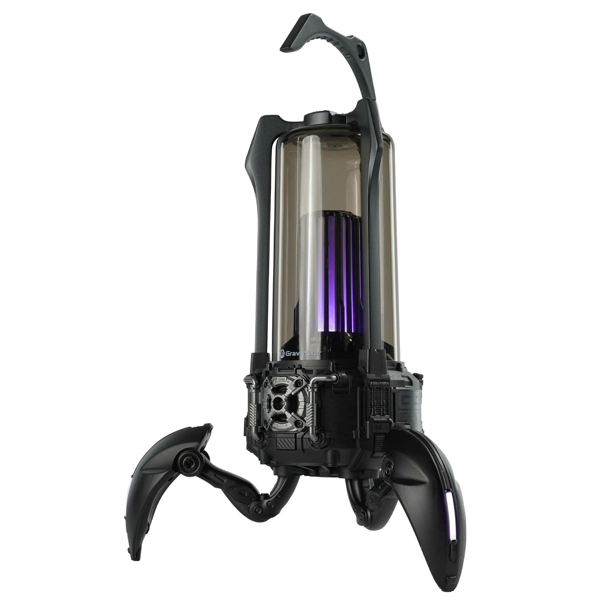 GravaStar Supernova Bluetooth 5.3 speaker25w powerful sound, different immersive light effects, AUX compatible, 9 h playtime, 20m Bluetooth connection，outdoor portable handle camping speaker