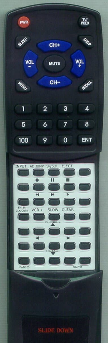 Replacement Remote Control for SANYO B30200, VWM700