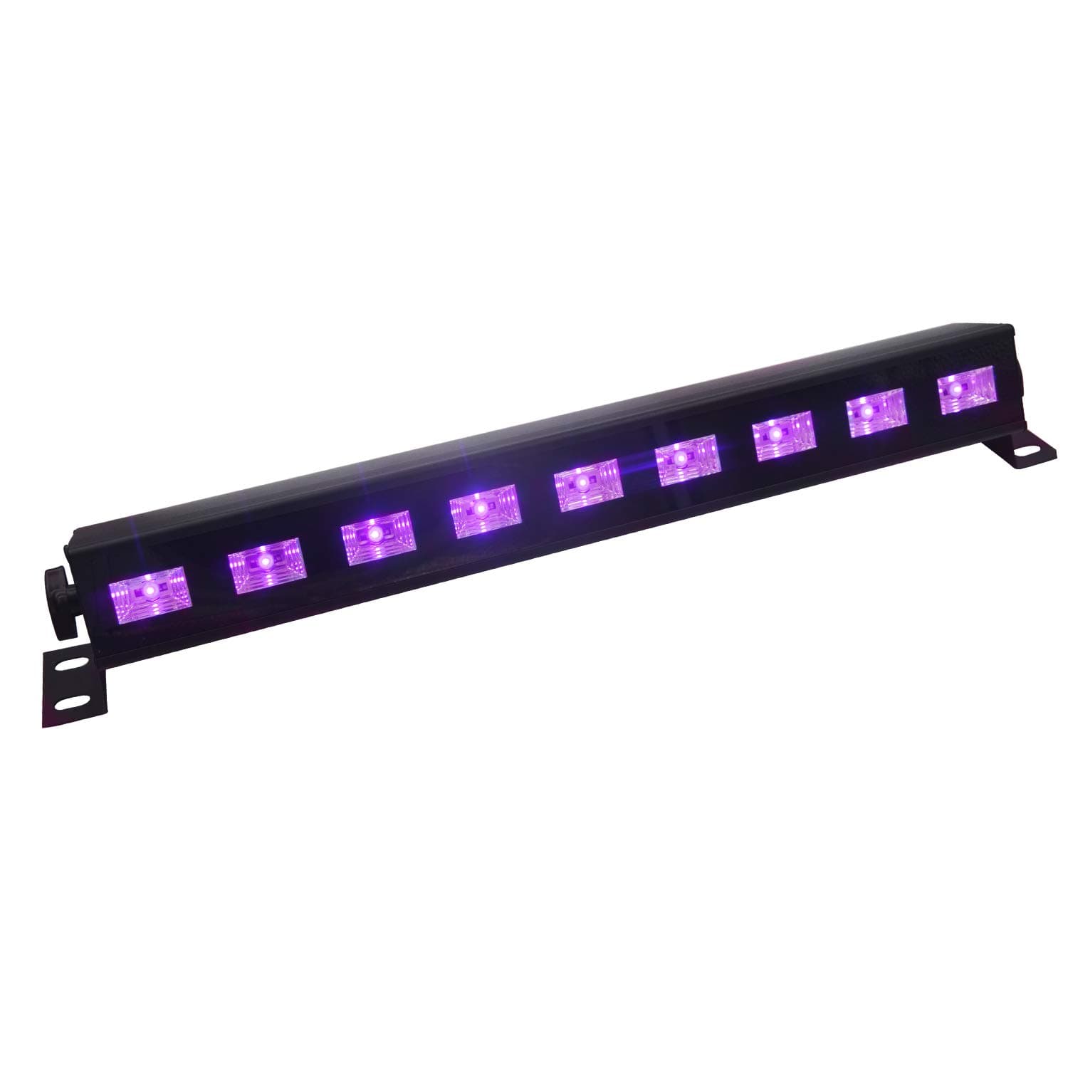 UV Led Black Light, Eleganted LED Bar 9 LEDs x 3W UV Lights for Parties Stage Disco DJ Bar Club Halloween Lighting (9Leds x 3W)