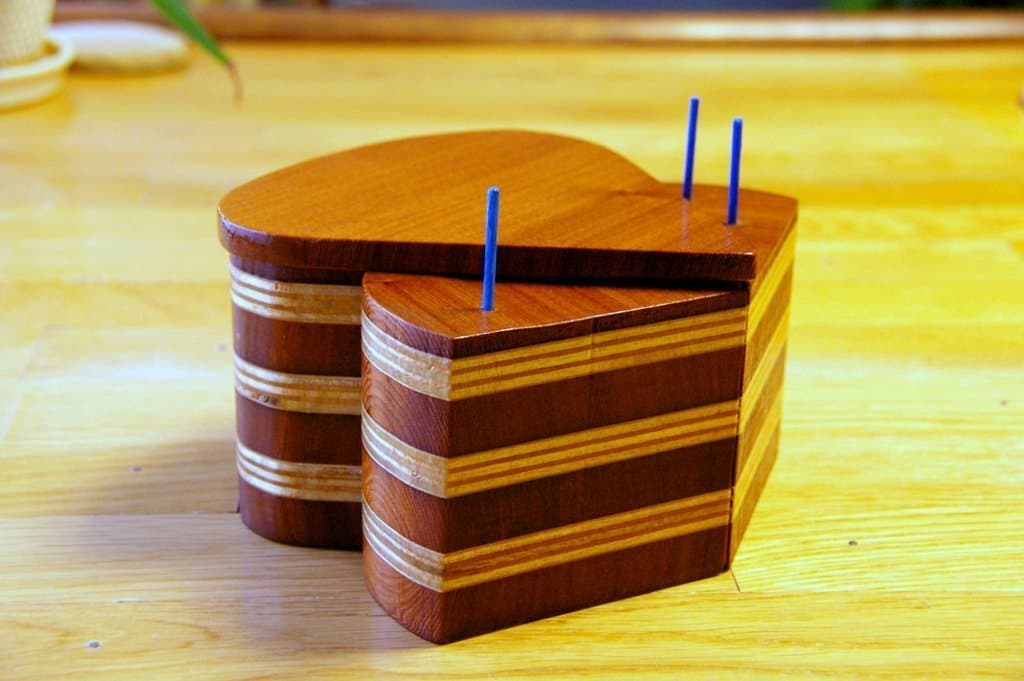 Chocolate Layer Cake Bandsaw Box