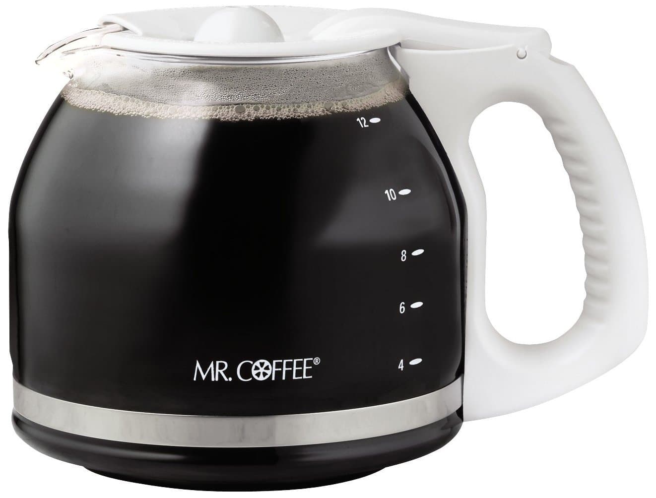 Mr. Coffee 12 Cup Replacement Decanters 12-Cup Black PLD13-1