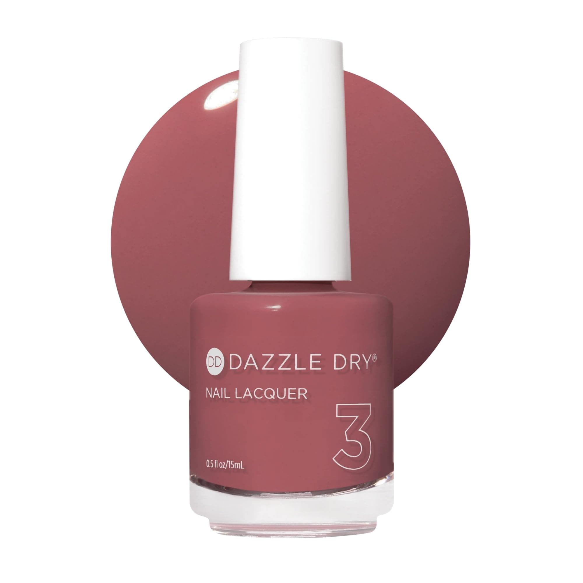 Nail Lacquer (Step 3) - Heart's Caress - A medium dusty rose. Full coverage cream. (0.5 fl oz)