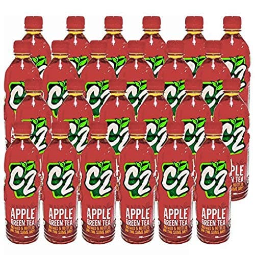 C2 Cool & Clean Green Tea 16.9 fl oz x 24 Bottles (Apple Flavor)