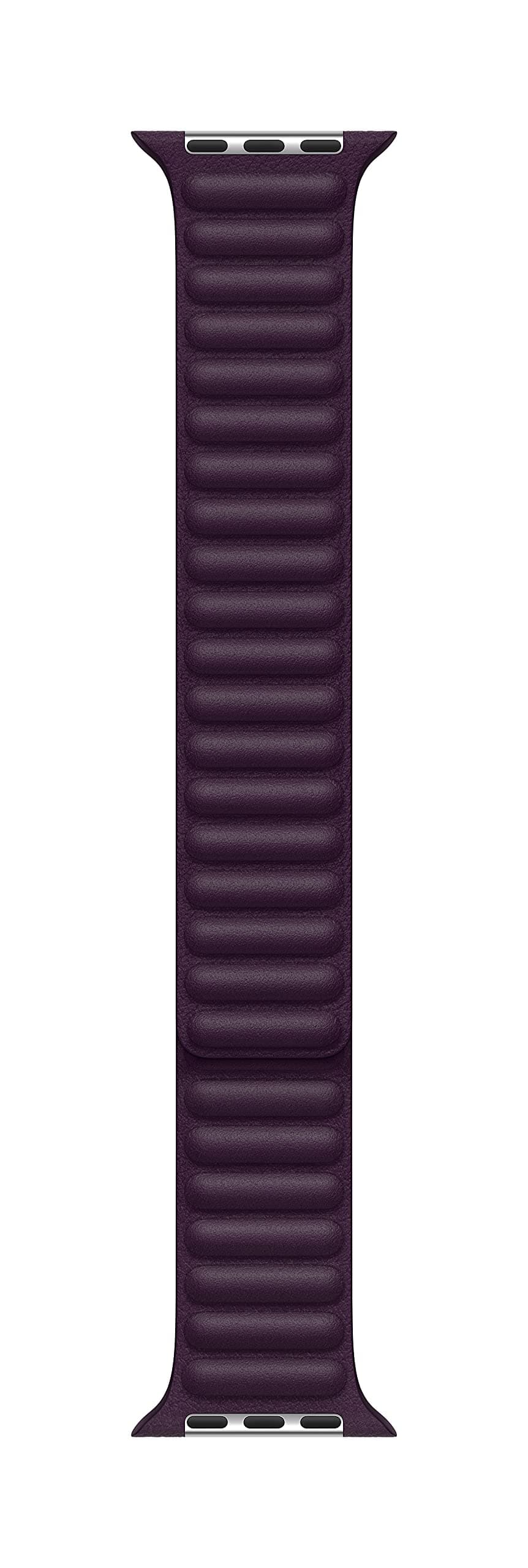 Apple Watch Leather Link (45mm) - Dark Cherry - S/M