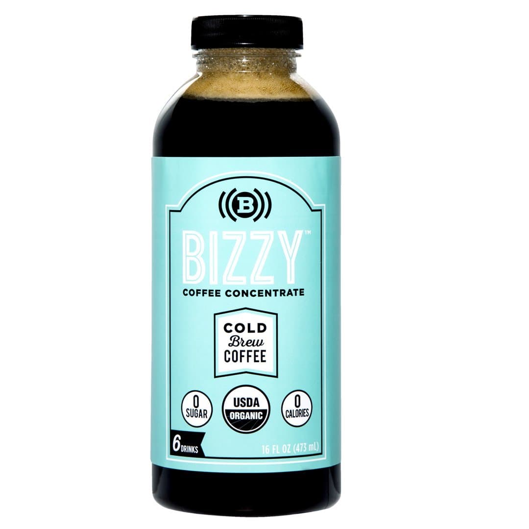 Bizzy Cold Brew Coffee Concentrate - 6 Servings - USDA Organic