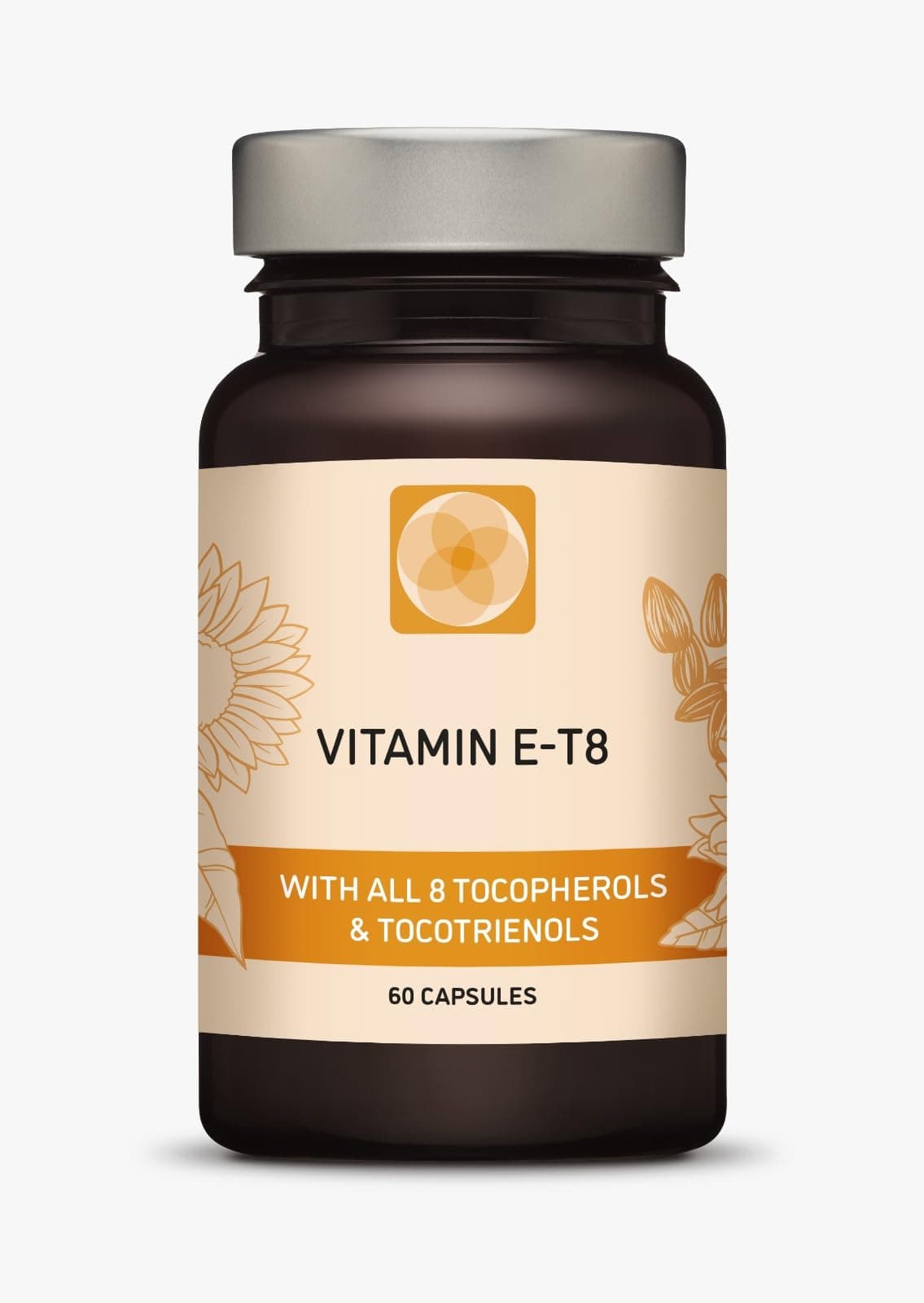 Unique Formula with All 8 Tocopherols and Tocotrienols Vitamin E– Contains no PAH’s, Heavy Metals, Contaminants or Preservatives - Certified Sustainable - Hair, Scars and Skin (60)