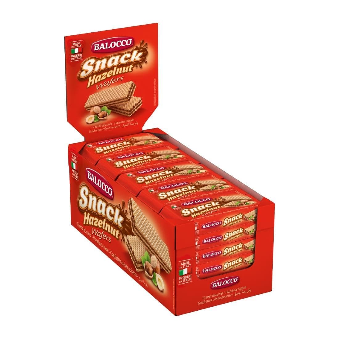 Balocco Snack Wafers Hazelnut (30x45g)