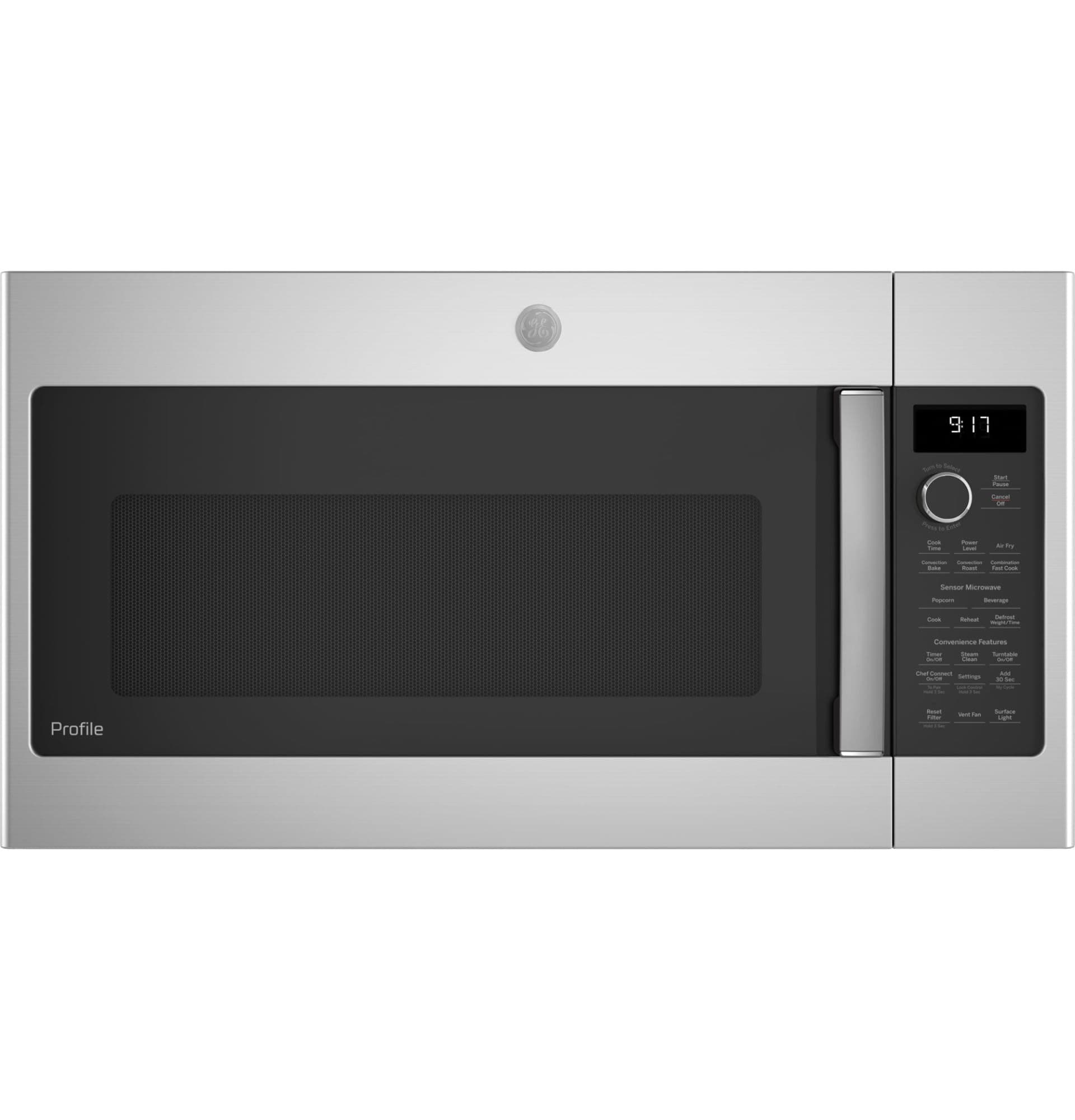 Profile 1.7 cu. ft. Over The Range Microwave in Stainless Steel with Air Fry PVM9179SRSS