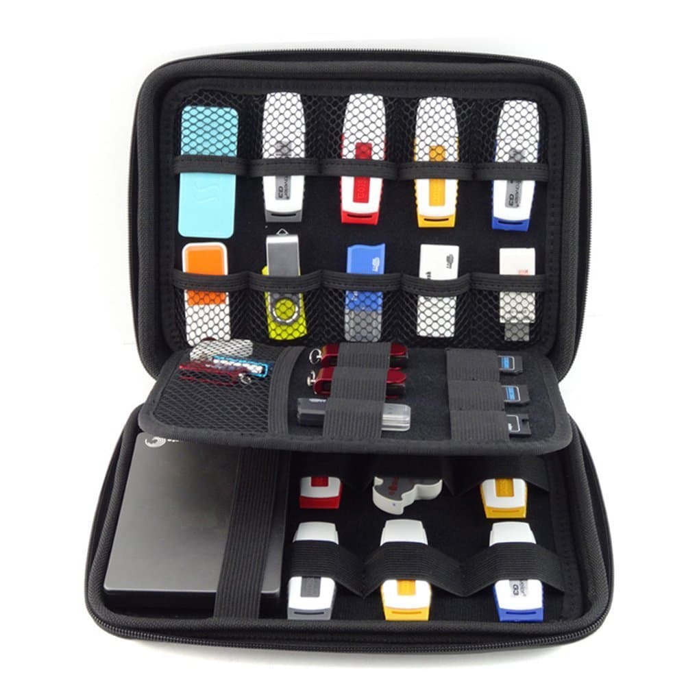 Netral waterproof Hard Shell Electronics Accessories Travel Organizer Case for Power Bank /USB/Hard disk