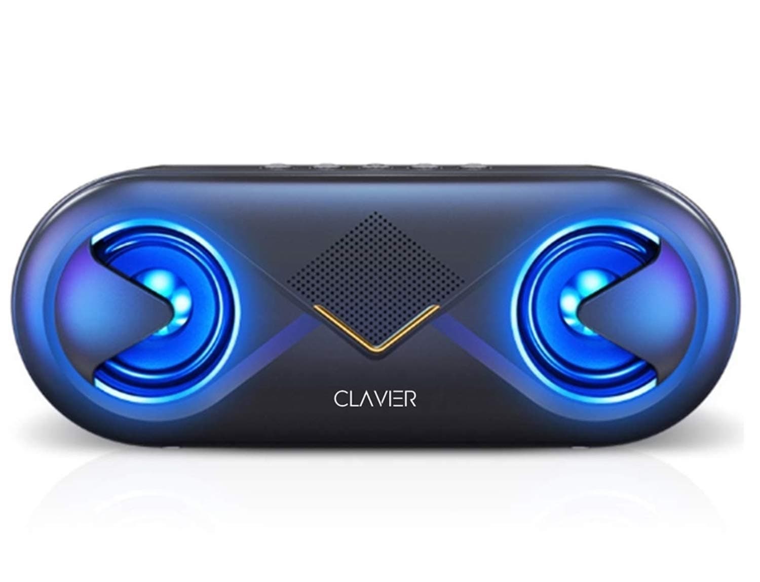 CLAVIER Supersonic Portable Bluetooth Speaker, Bluetooth 5.0 Wireless Speakers with 10W HD Sound and Rich Bass, 12H Playtime, Built-in Mic for iPhone & Android