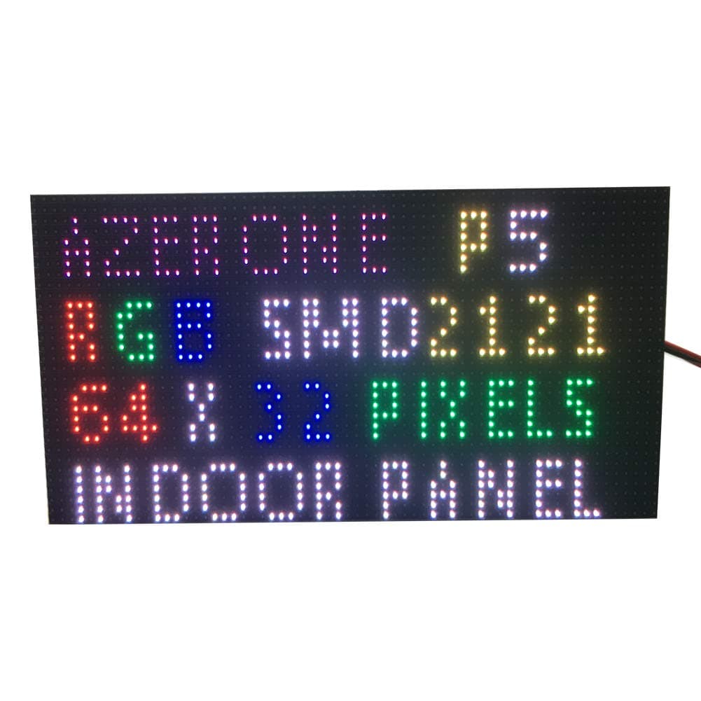 P5 indoor full color led display panel 64x32 pixel 320mm x 160mm size 1/16 scan smd 2in1 two in one 5mm rgb board p5 led module