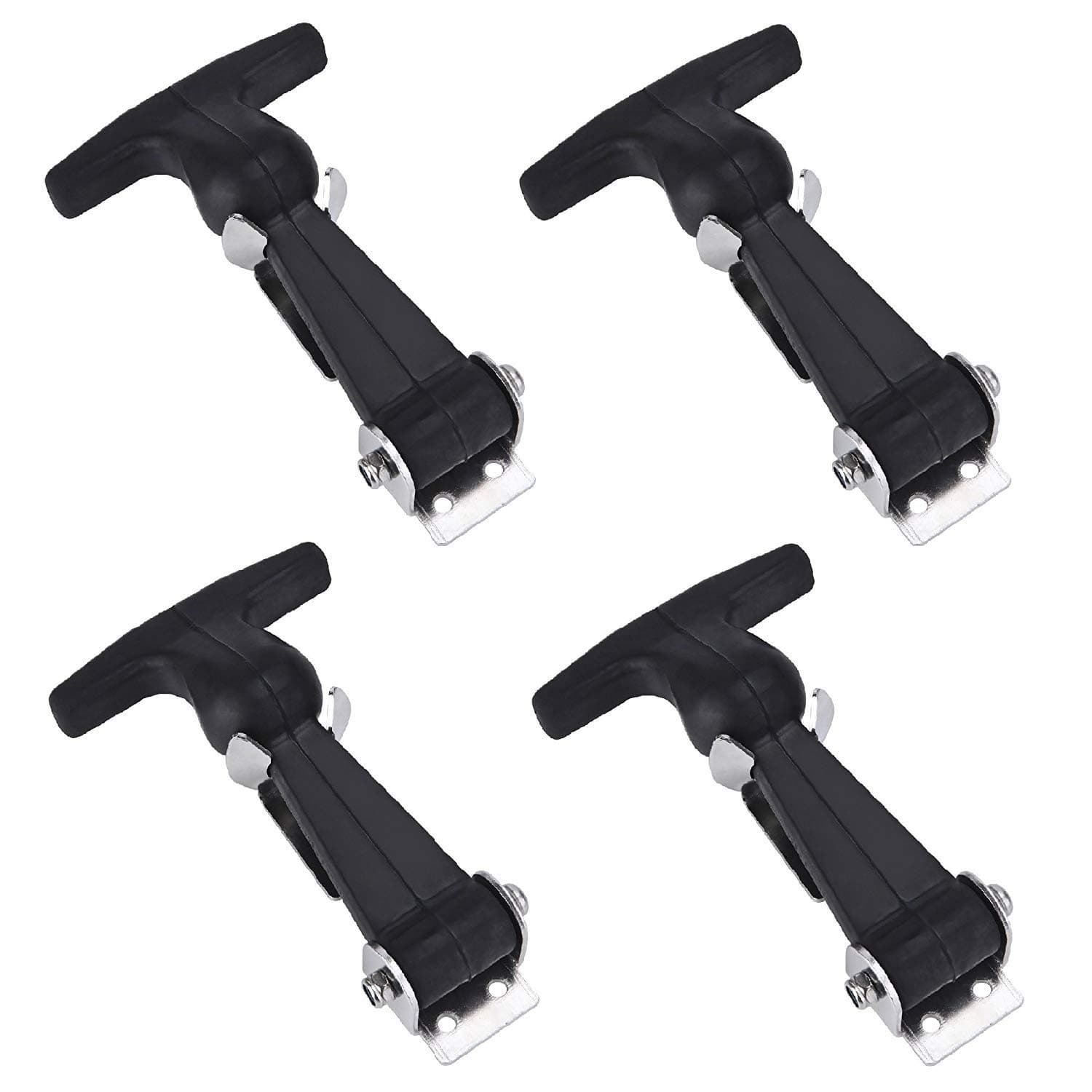 Creatyi 4 Packs Rubber Flexible Hasp T-Handle Draw Latches (Style 1..)