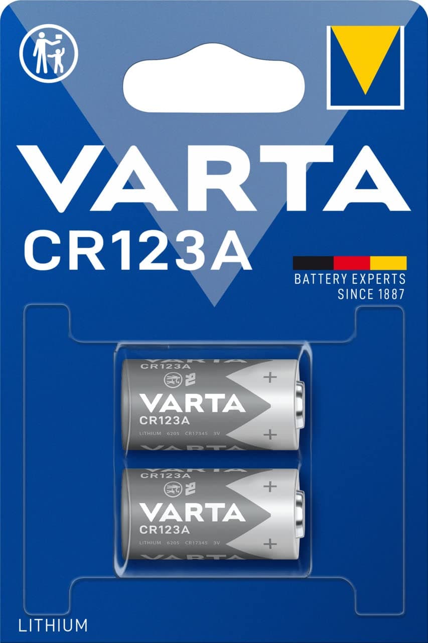 Varta 1x2 Professional CR 123 A