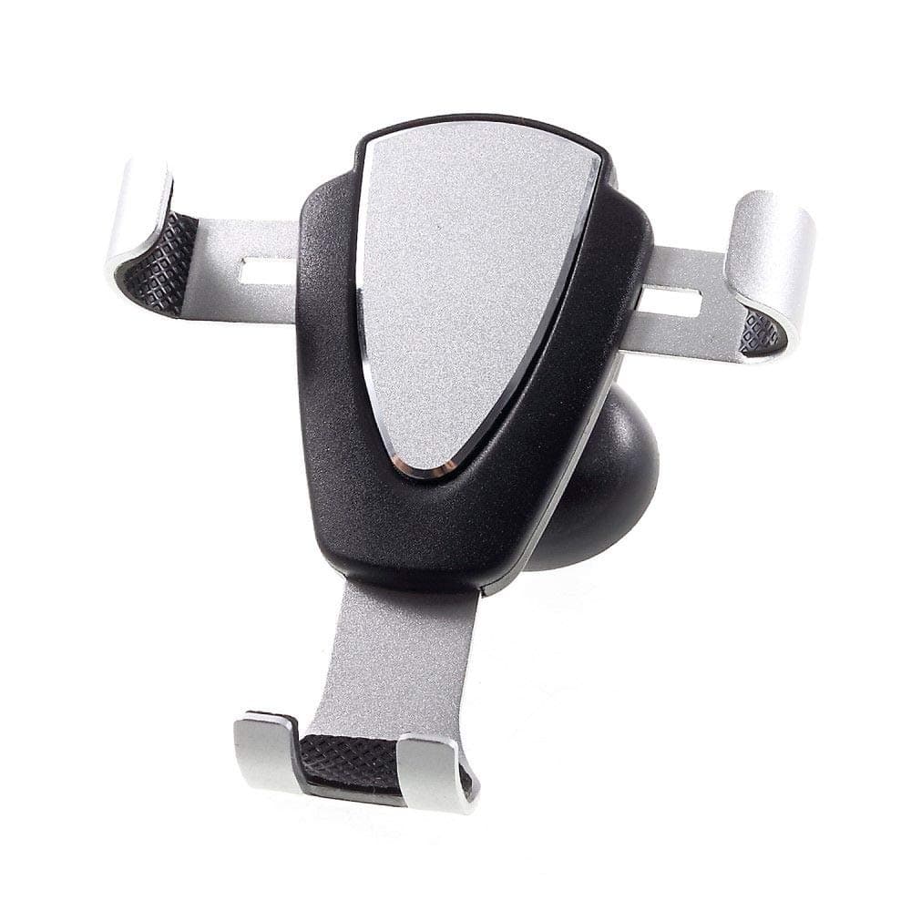 DFV mobile - Gravity Air Vent Phone Car Mount Holder with Clip for I-MOBILE IQ Z BRIGHT (2015) - Black