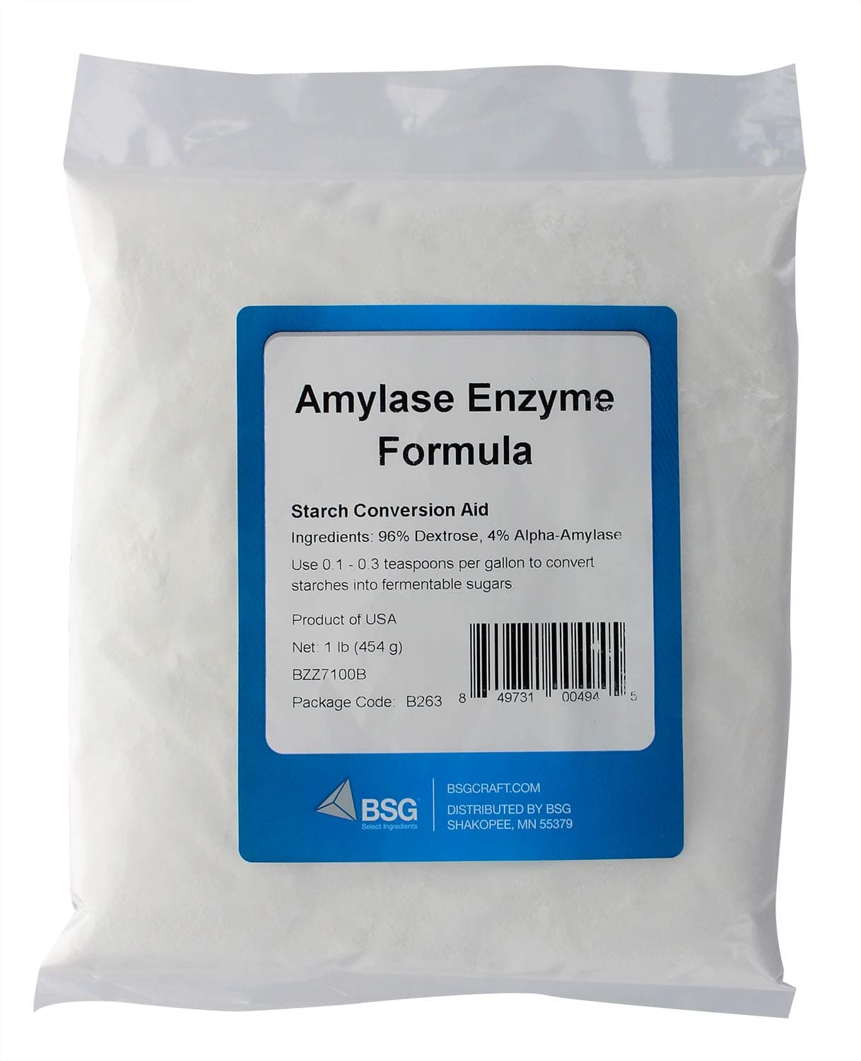 BSG Amylase Enzyme Formula 1 lb