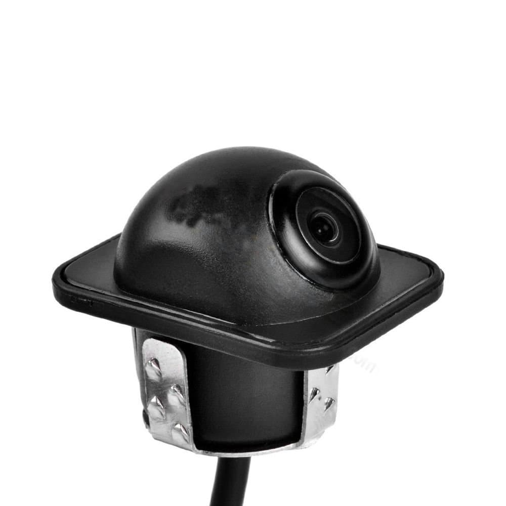Car Auto 18.5mm Hole Drill HD CCD Rear View Backup Camera 170 Degree View Angle - Mirrored Image w/ Grid Lines - Flush Mount