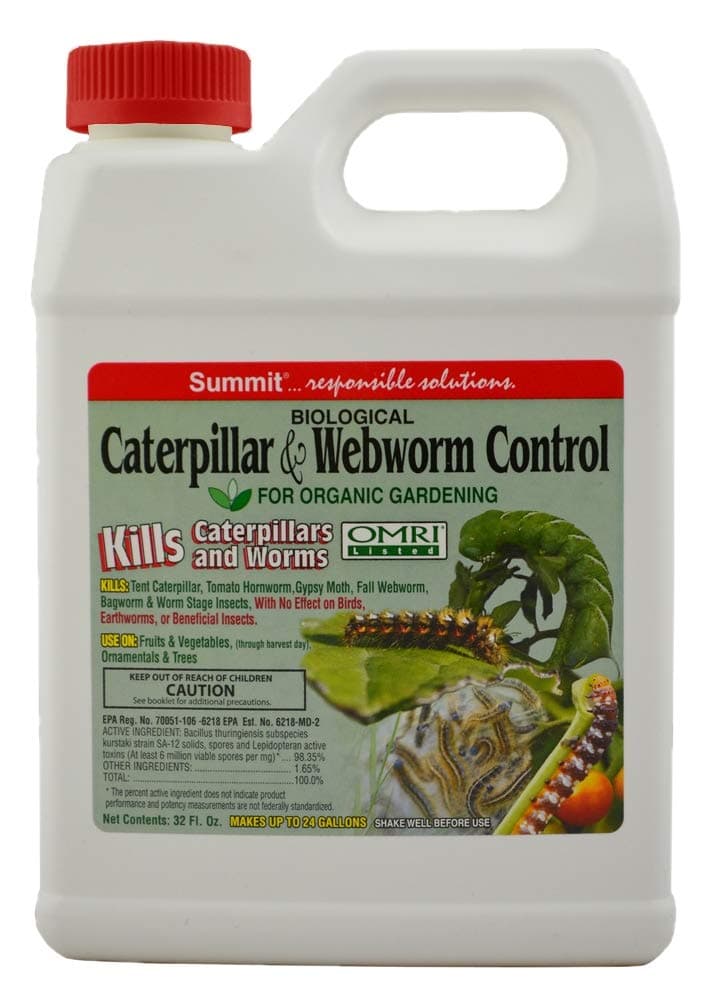 Caterpillar and Webworm Control-Hose End, 1 Qt Concentrate For Insects