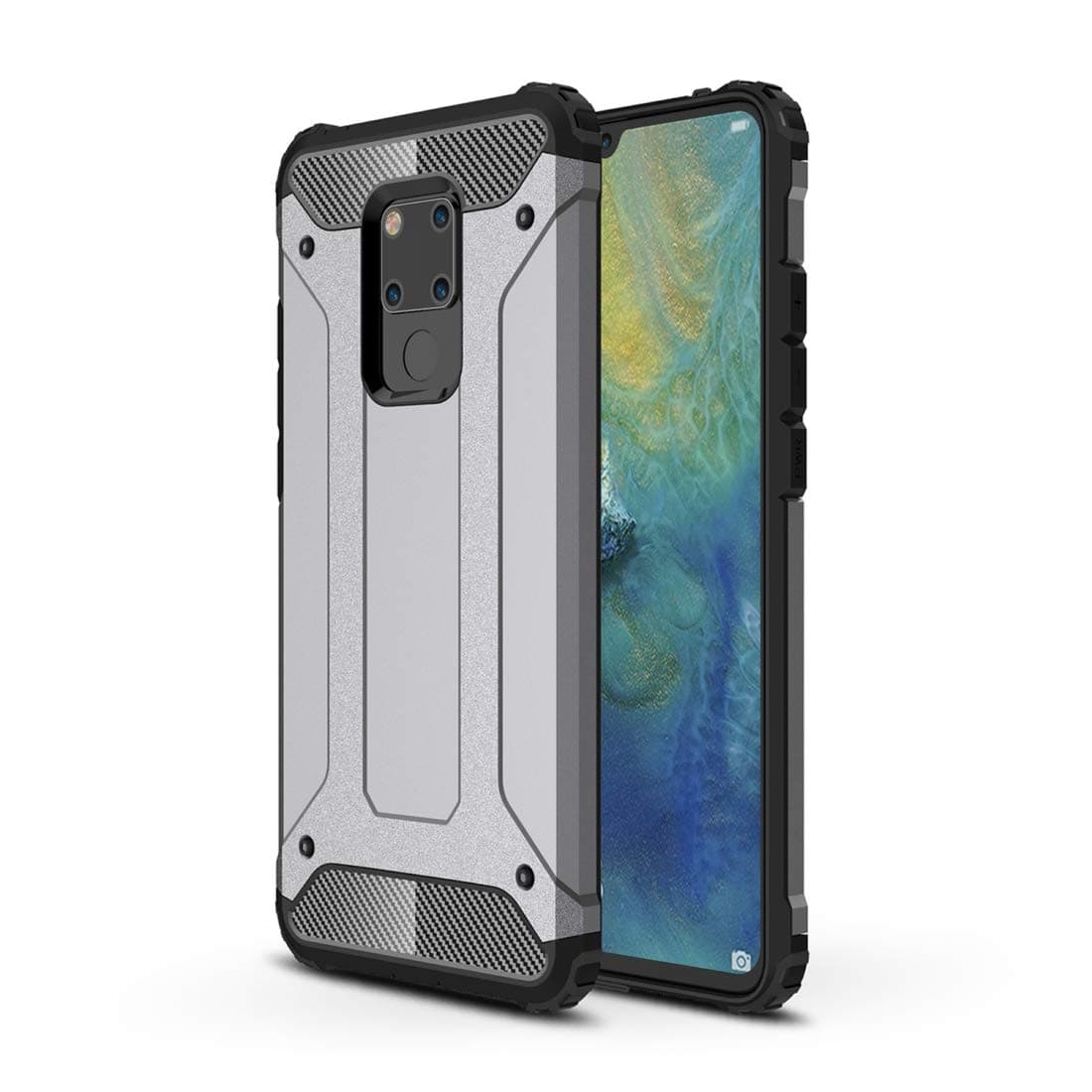 LIYONG Phone Case Cover Magic Armor TPU + PC Combination Case for Huawei Mate 20 X Bags Sleeves (Color : Grey)
