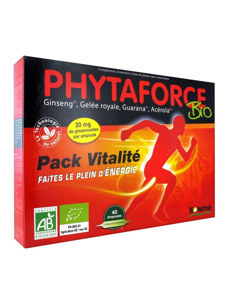 Biotechnie Phytaforce Bio Pack Vitality 40 Phials