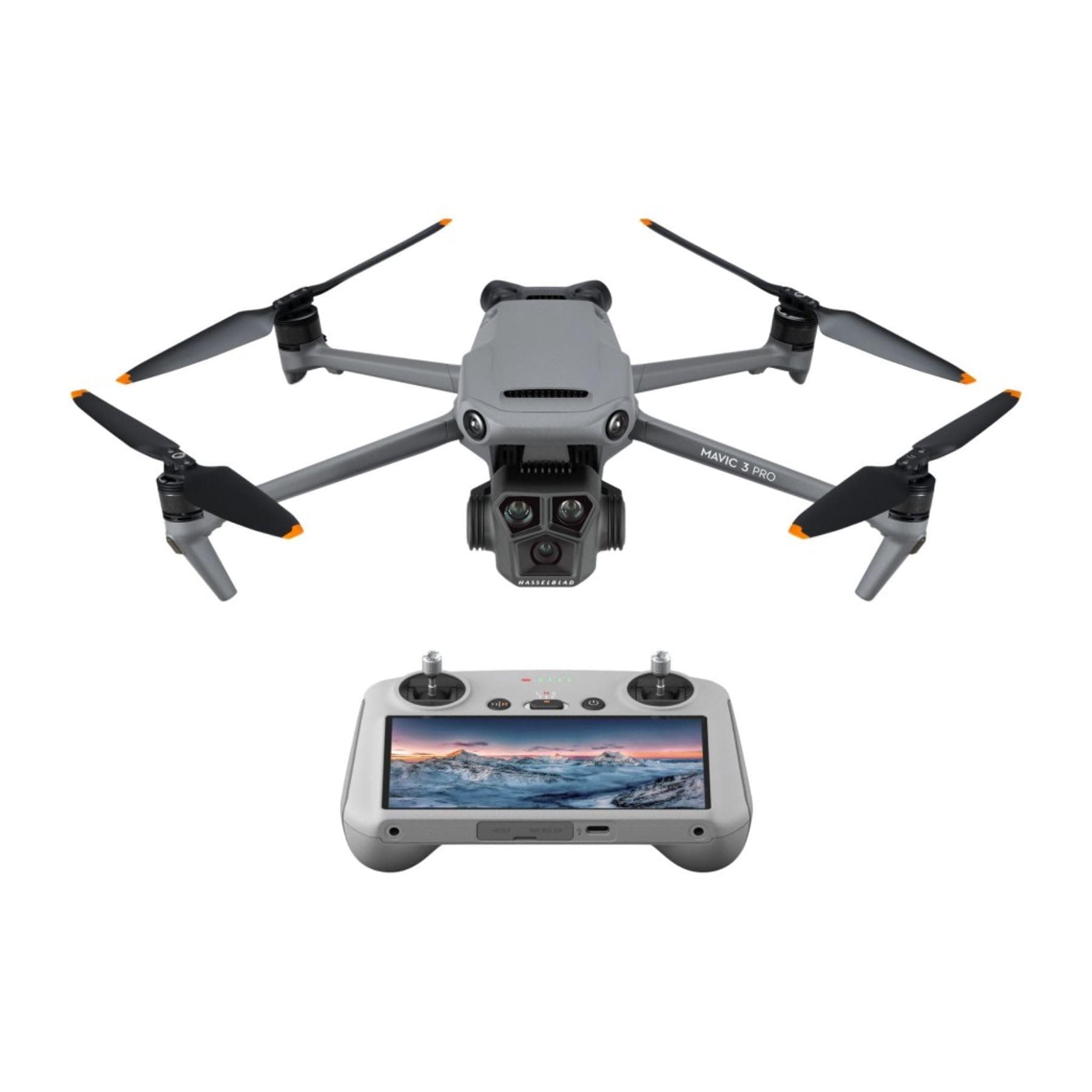 DJI Mavic 3 Pro with DJI RC, Flagship Triple-Camera Drone with Hasselblad Camera, 43-Min Flight Time, 15km HD Video Transmission, MOIAT Certified - UAE Version with Official Warranty Support
