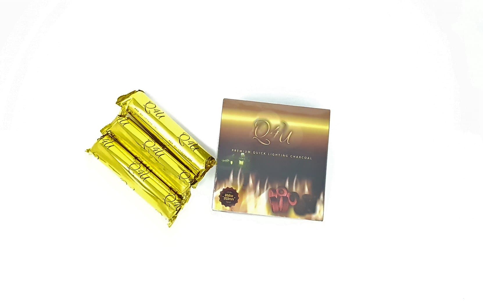 Dics Charcoal Quick Lighting Shisha Hookah Roll Coal Disc Briquet (8 Roll (Full Box)), CH8