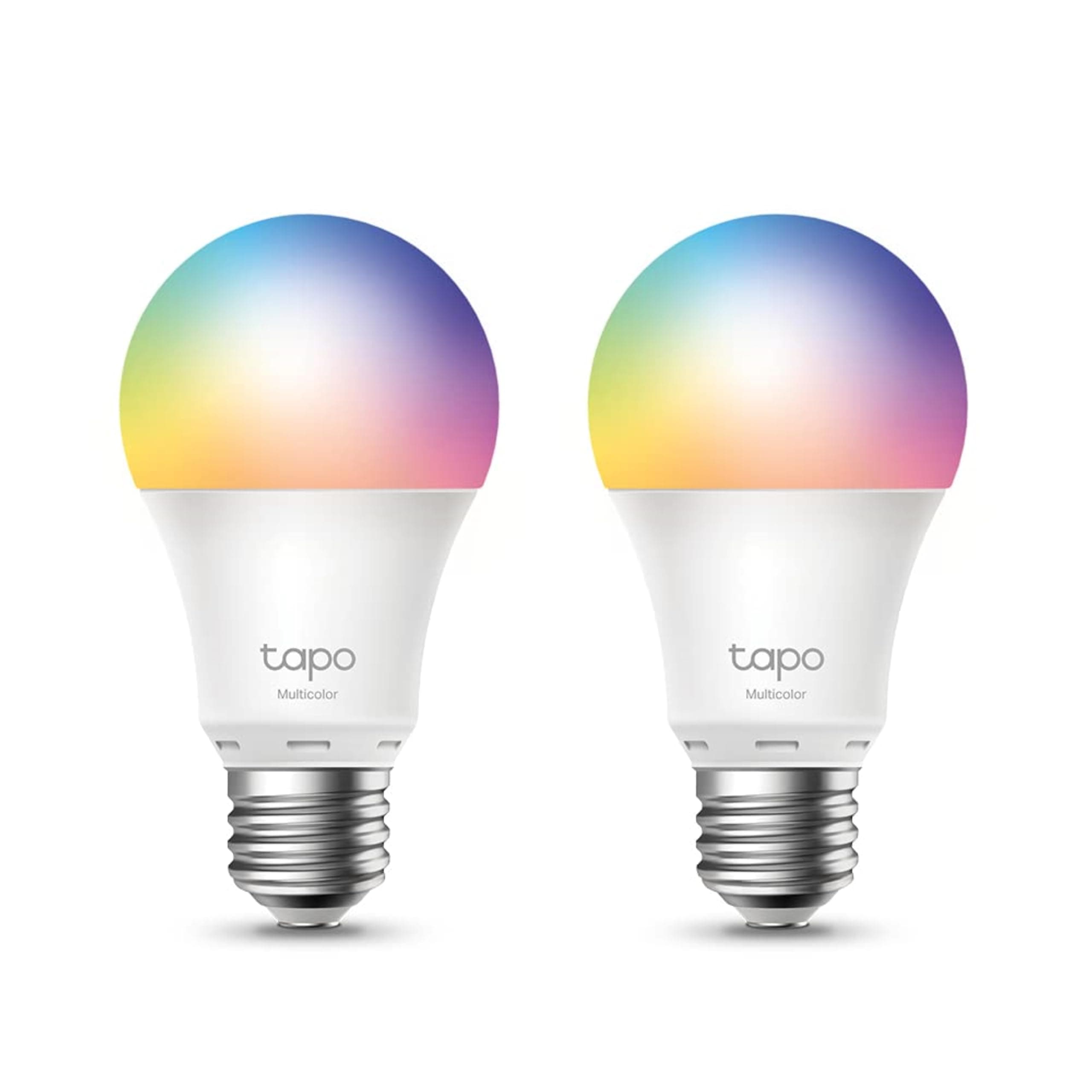 TP-Link Smart Bulb, Smart WiFi LED Light, E27, 8.7W, Works with Amazon Alexa(Echo and Echo Dot), Google Home, Colour-Changeable, No Hub Required - L530E(2-pack)[Energy Class A+]