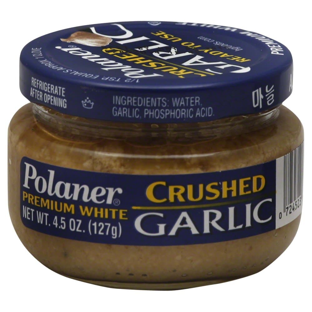 Polaner Crushed Garlic, 4.5 Ounce - 12 per case.