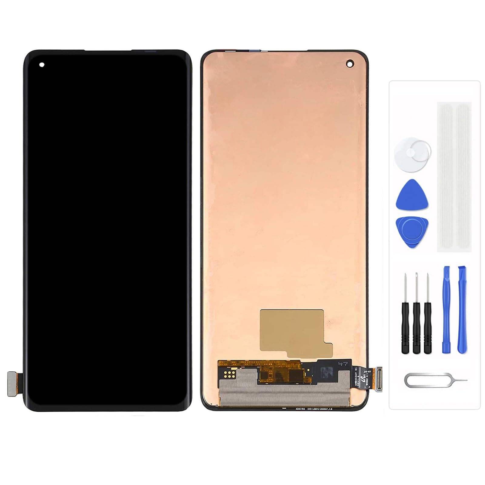 Generic LCD Screen for OP-PO Reno 3 Pro 5G / Find X2 Neo CPH2009 Replacement LCD Display Touch Digitizer Assembly (Black)