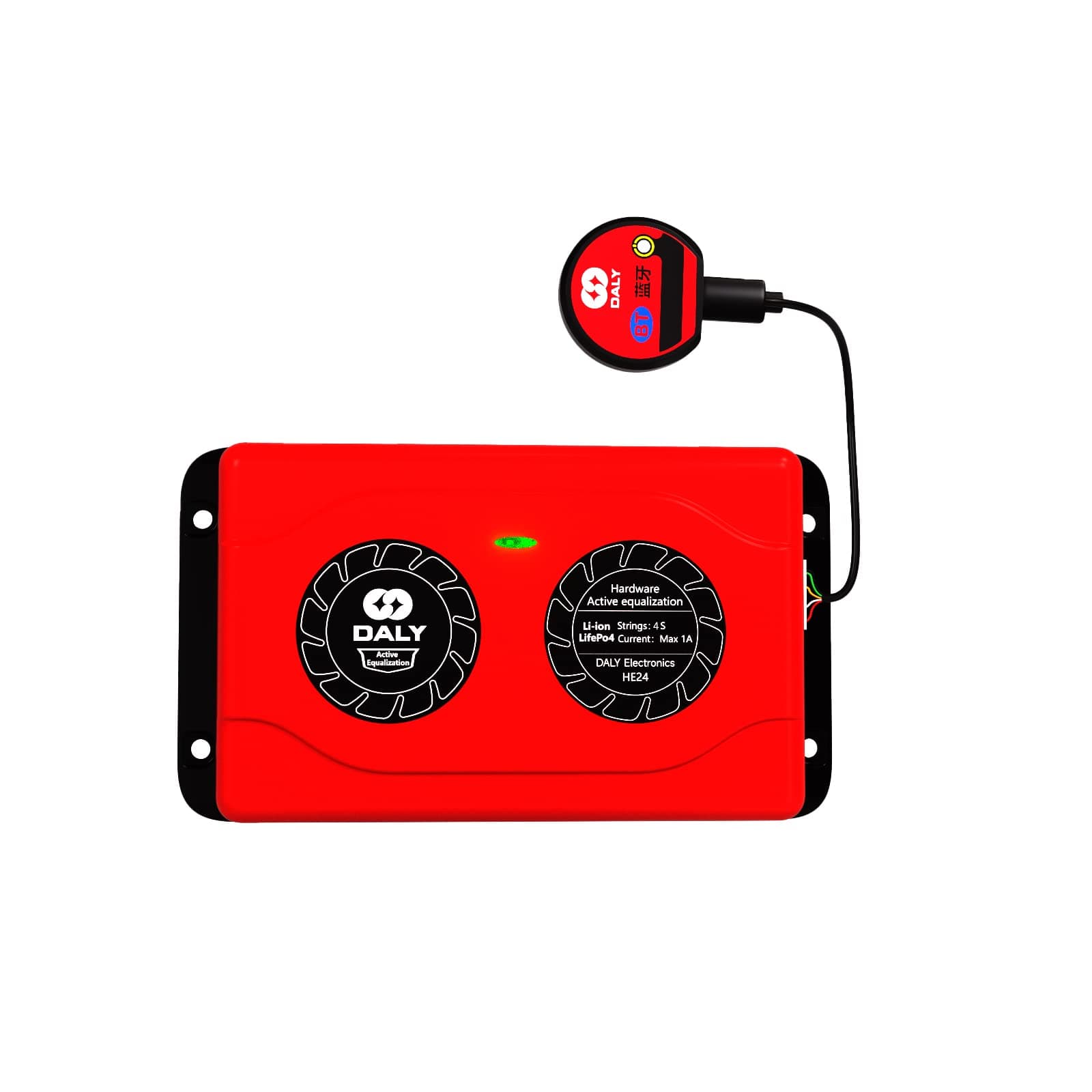 Battery Equalizer 4S 1A with Bluetooth App and Wire Leads And Compatible Active Balancer For Lithium Battery Rated 3.7V 3.2V 2.2V