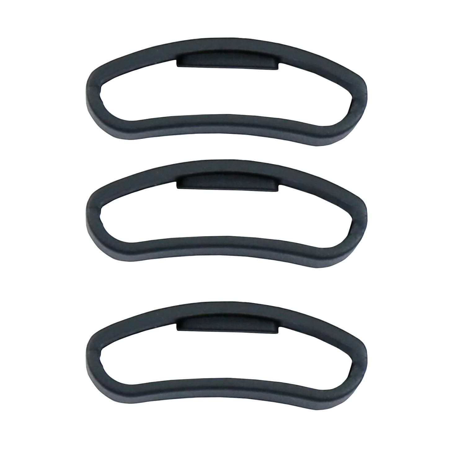KHZBSRubber Strap Loop Silicone Watch Band Ring Compatible with suunto core/Ambit Series 24mm Strap (3 Packs)